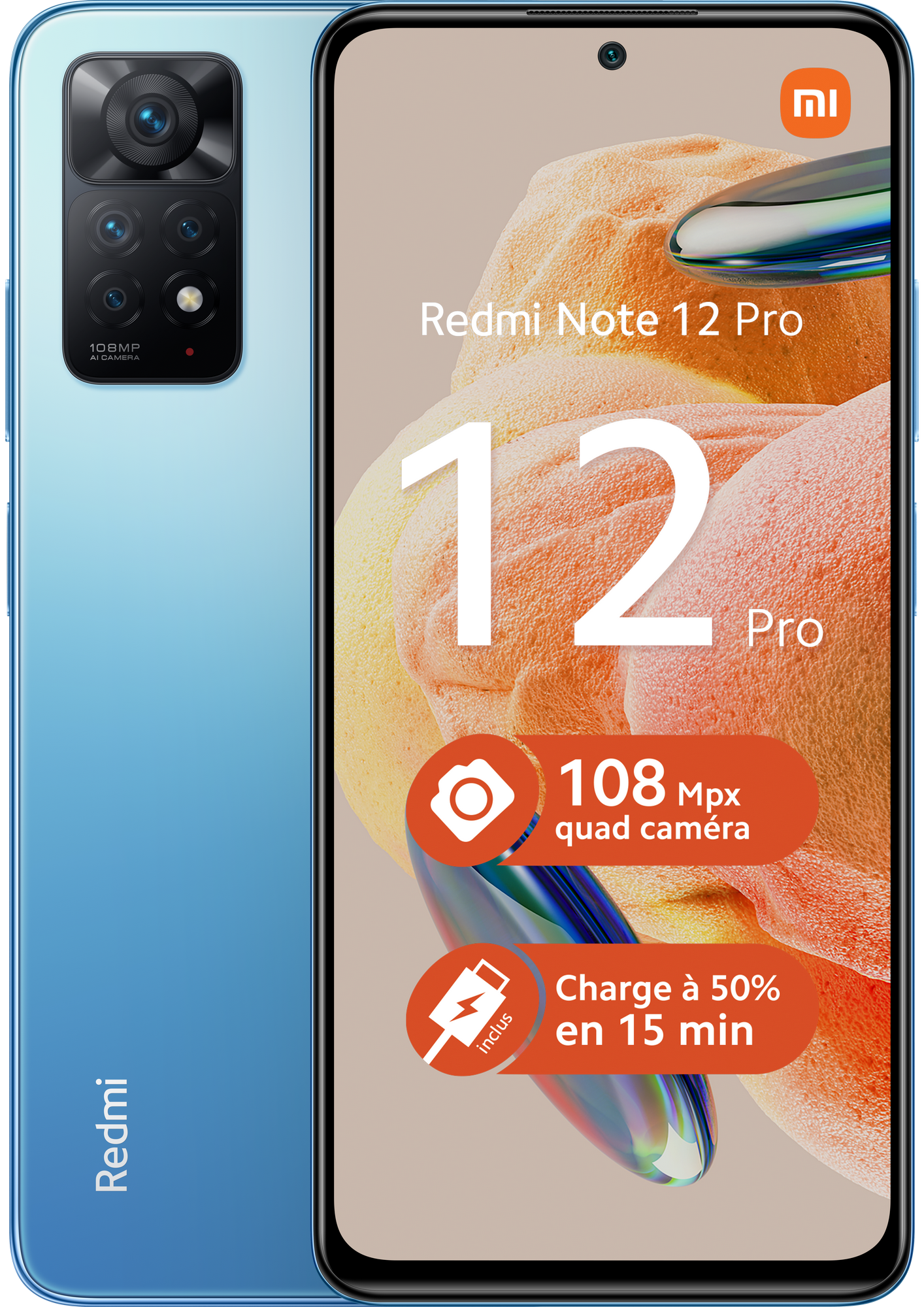 REDMI NOTE 12 PRO - 6/128GO - Bleu