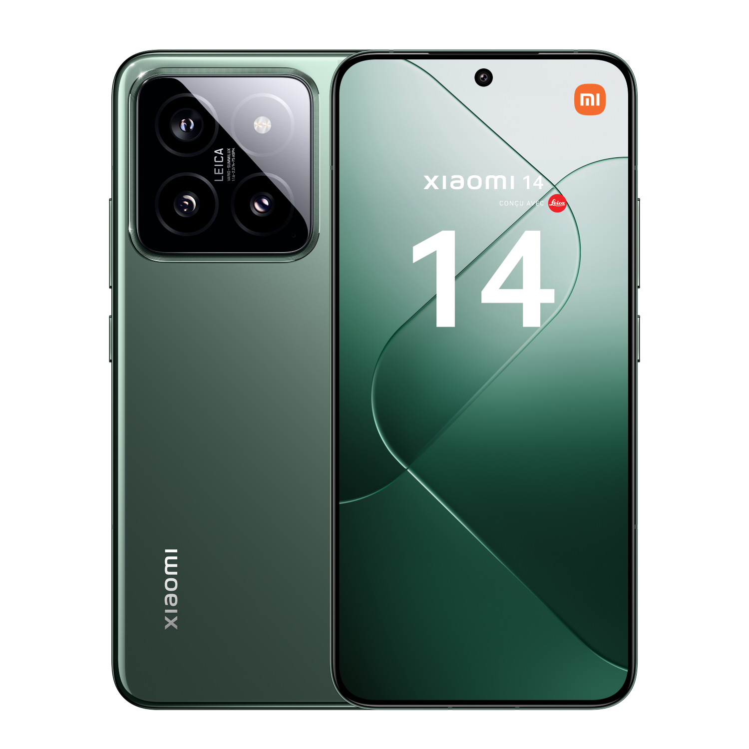 XIAOMI 14 conçu avec Leica - 12/512GO - 5G/Wi-Fi7 - VERT