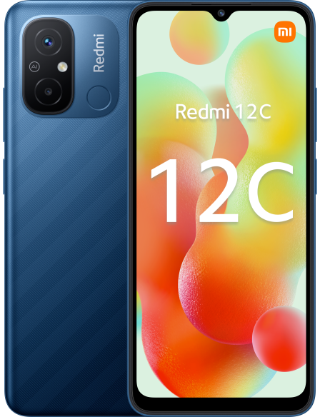 REDMI 12C - 4G - 4/128 Go - Bleu