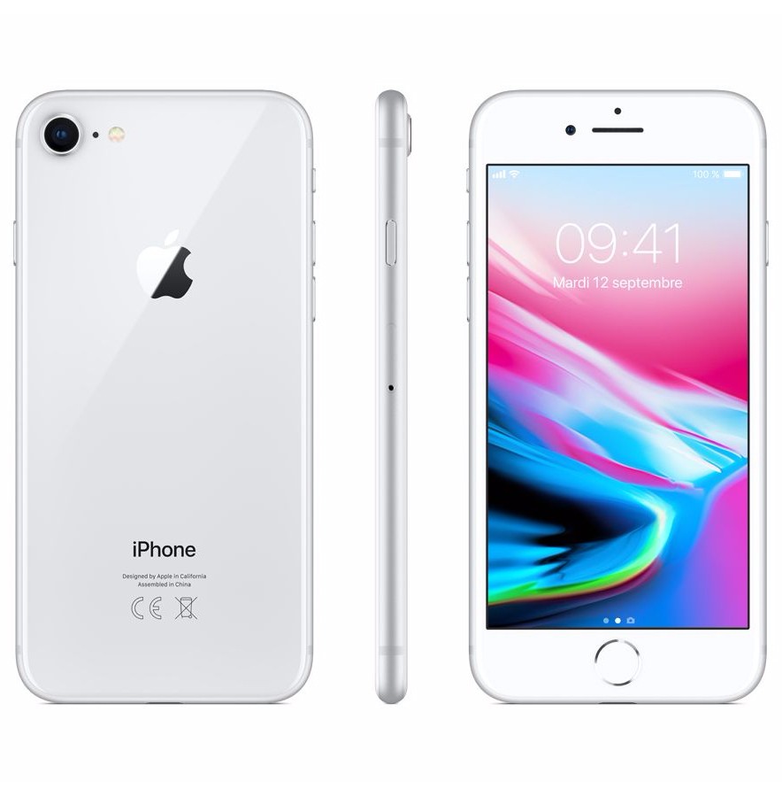 iPhone 8 - 256 Go - MQ7D2ZD/A - Argent · Reconditionné